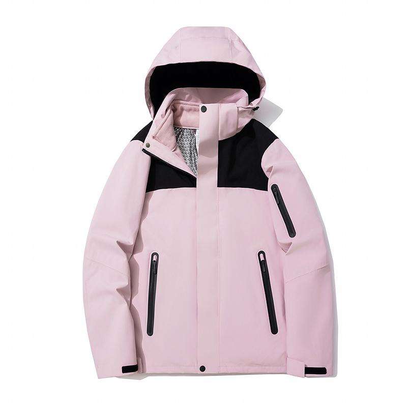 White black waterproof jacket2 White black waterproof jacket2