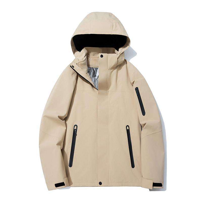 White black waterproof jacket3 White black waterproof jacket3