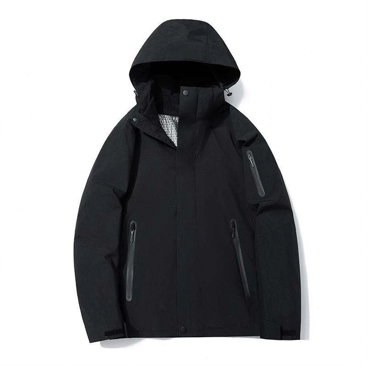 White black waterproof jacket4