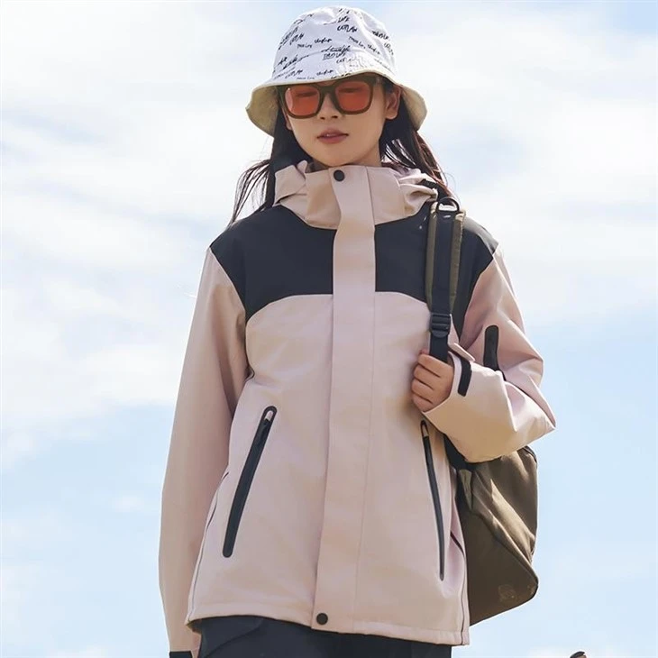 White black waterproof jacket5
