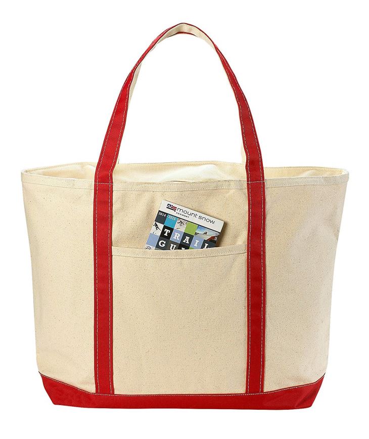 Kevyt Canvas Tote Beach käsilaukku